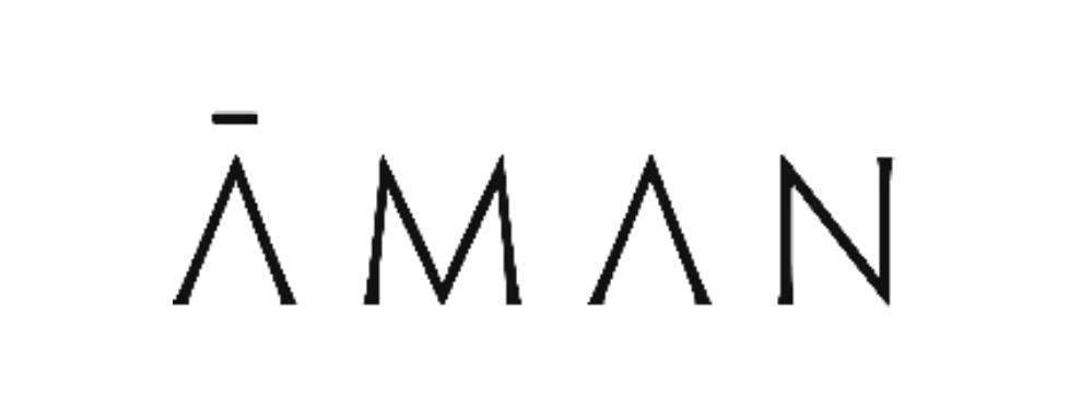 Logo Aman Courchevel client Aerostudio Production